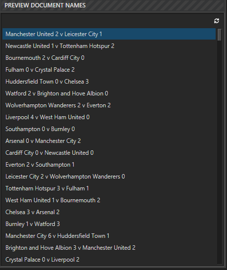 Creation of a Data Subset