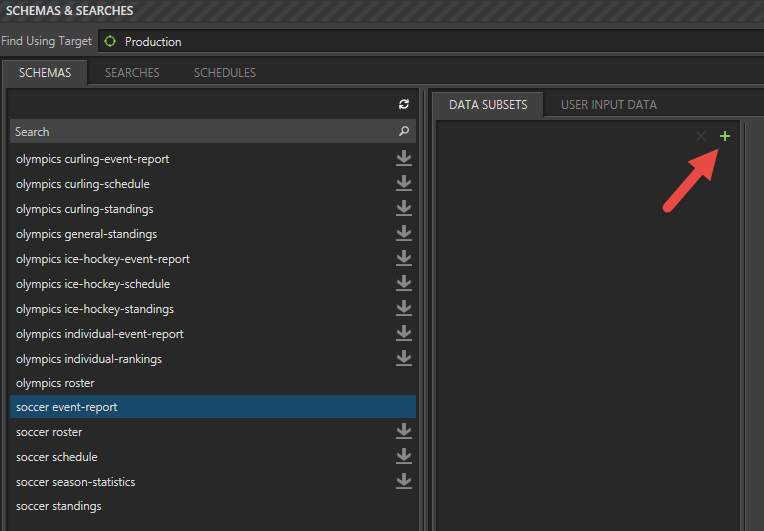 Creation of a Data Subset