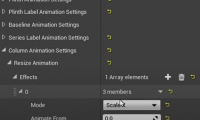 Details / Animations / Column Animation Settings / Resize Animation / Effects / Members