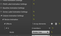 Details / Animations / Column Animation Settings / Resize Animation / Effects / Rotate Yaw (from) 0 (to) 90